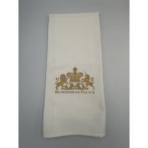 Buckingham Palace Tea Towel Royal Collection England Cotton Crest Gold